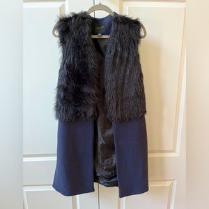 BB Dakota Faux Fur Trimmer Vest